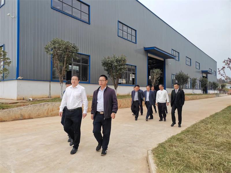 咸寧市委領導赴咸安區(qū)純水一號工廠調(diào)研工業(yè)經(jīng)濟及安全生產(chǎn)工作