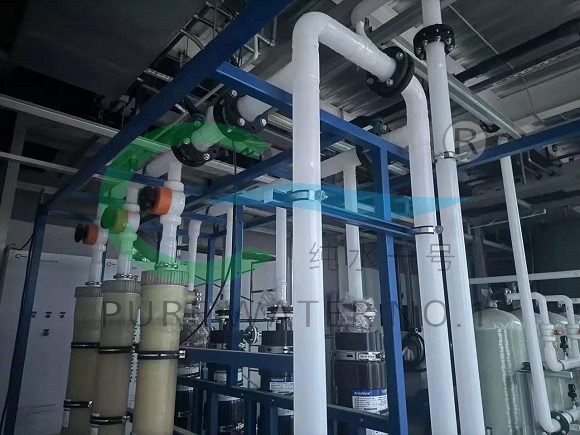 純水一號承建某6-8寸碳化硅外延項目配套超純水系統(tǒng)，超純水美標(biāo)E-1.2標(biāo)準(zhǔn)，順利產(chǎn)水。